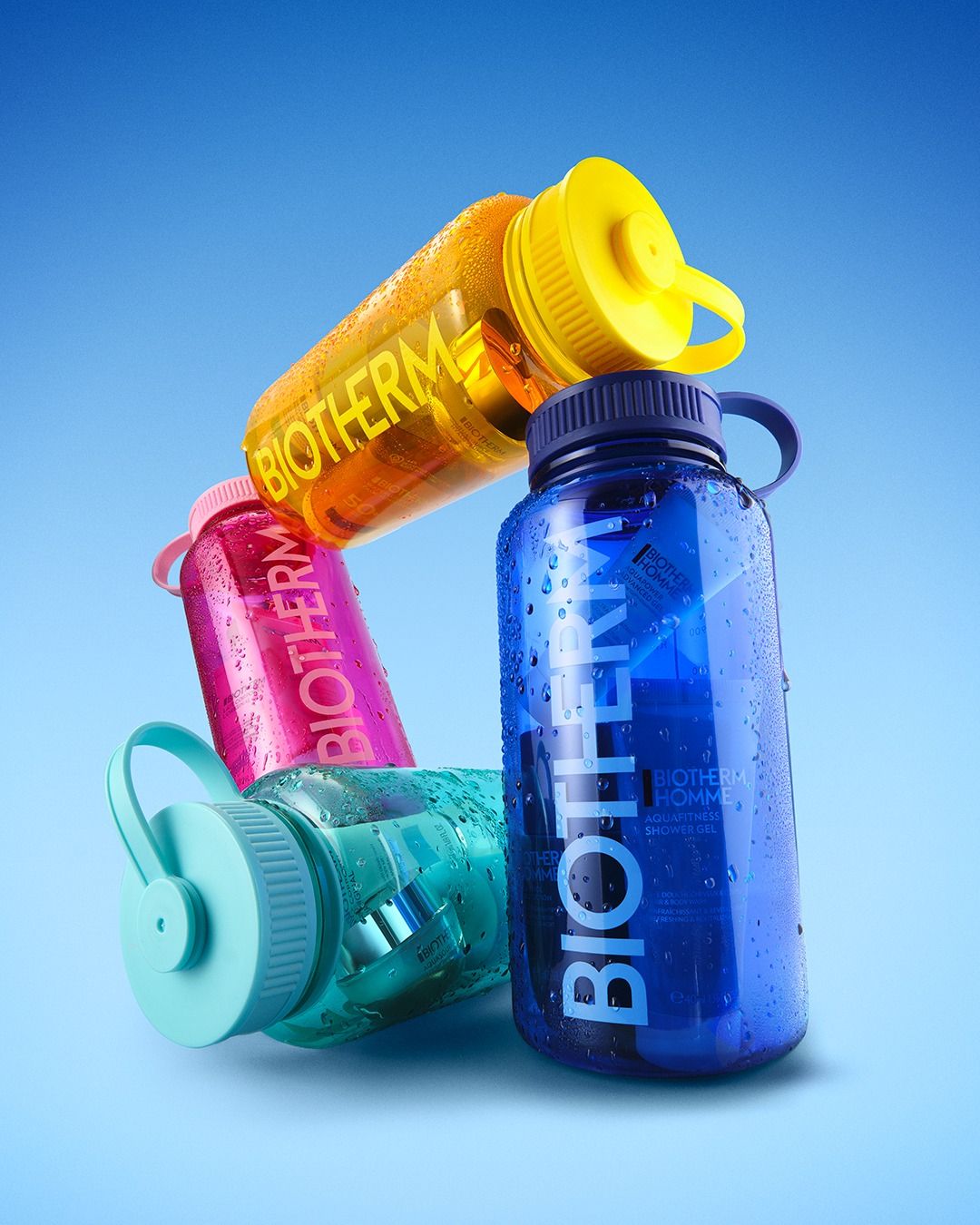 Instagram post: Colorful bottle fan creates energy