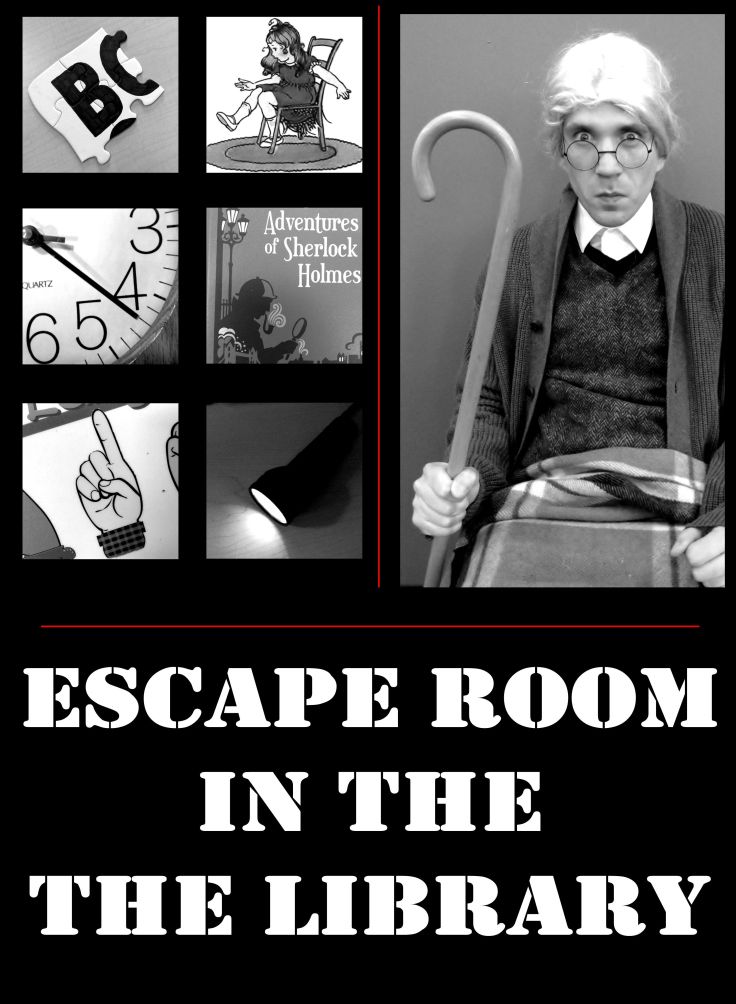 Instagram post: Library mystery theme drives poster