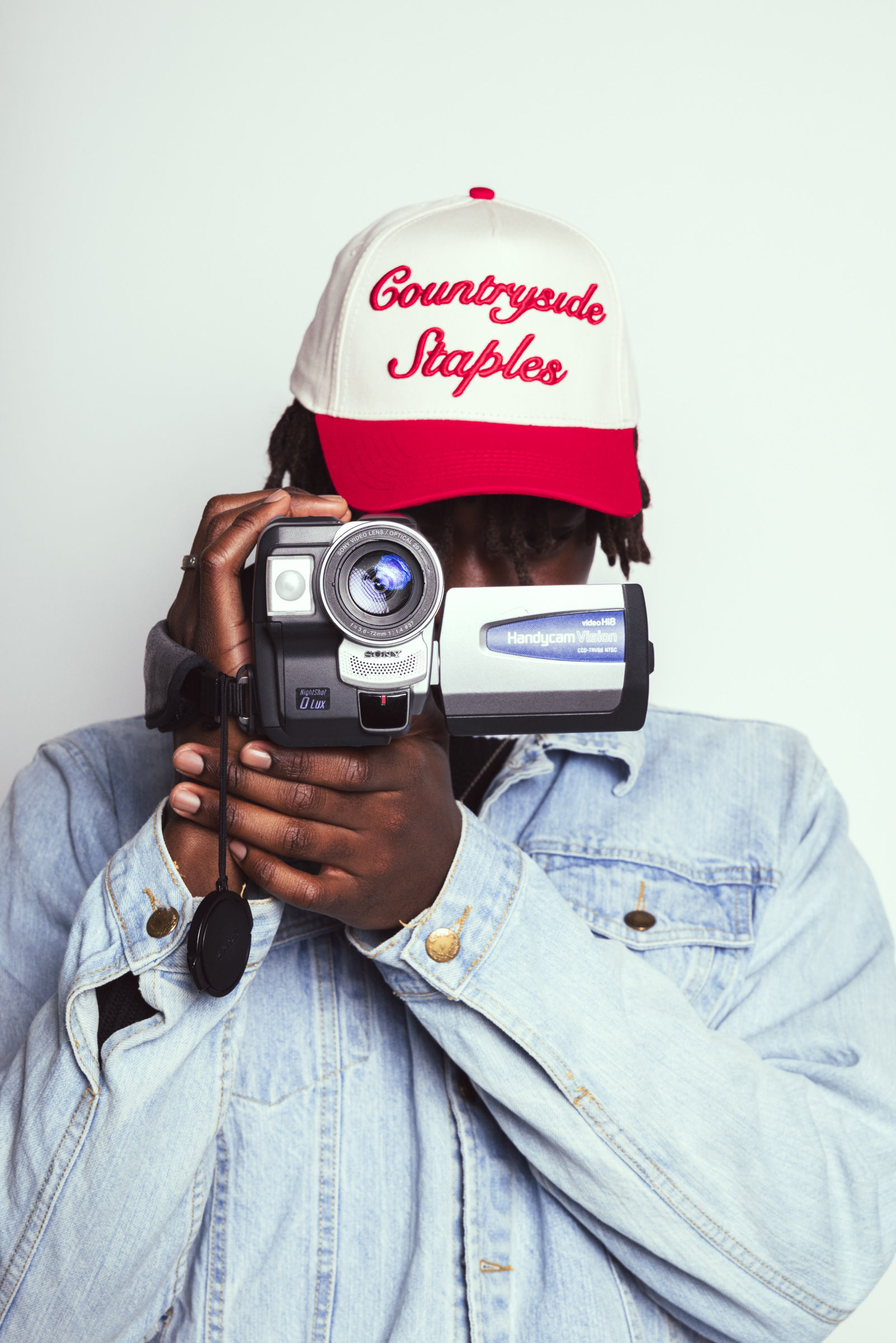 Story: Camcorder portrait turns cap into prop