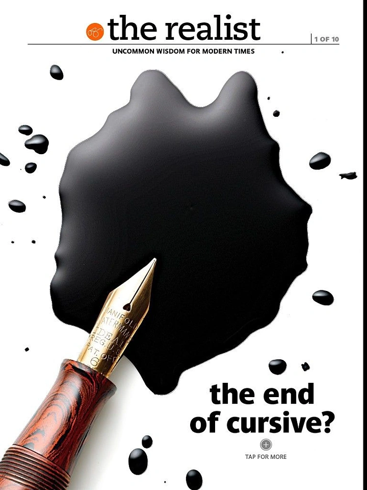 Pens & Writing Instruments creative ad: Ink splash creates dramatic product metaphor