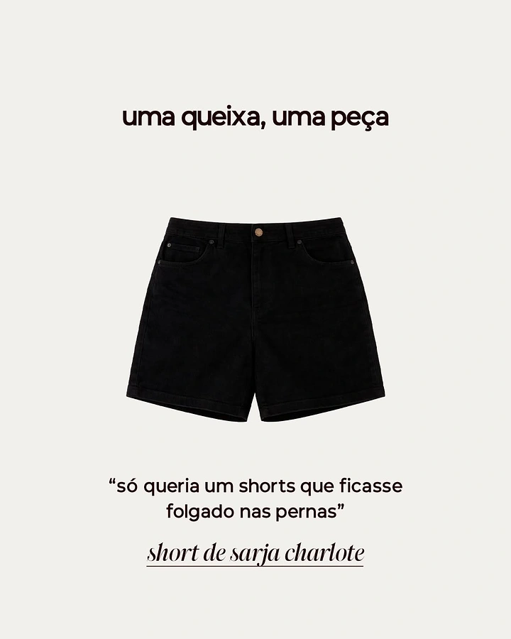 Plus-Size Fashion creative ad: Witty fit complaint sells shorts
