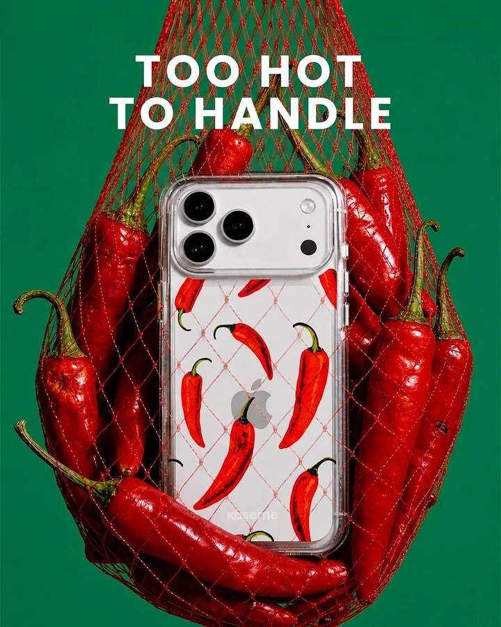 Phone Cases & Mobile Accessories creative ad: Chili peppers create hot-case metaphor