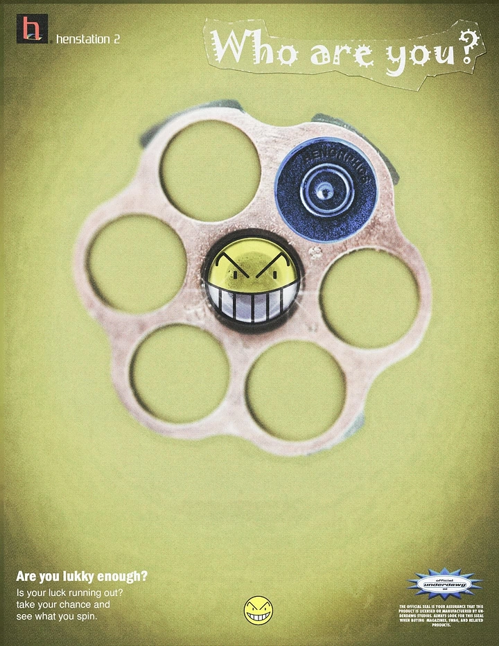 Gaming & Esports creative ad: Revolver chamber roulette, luck theme