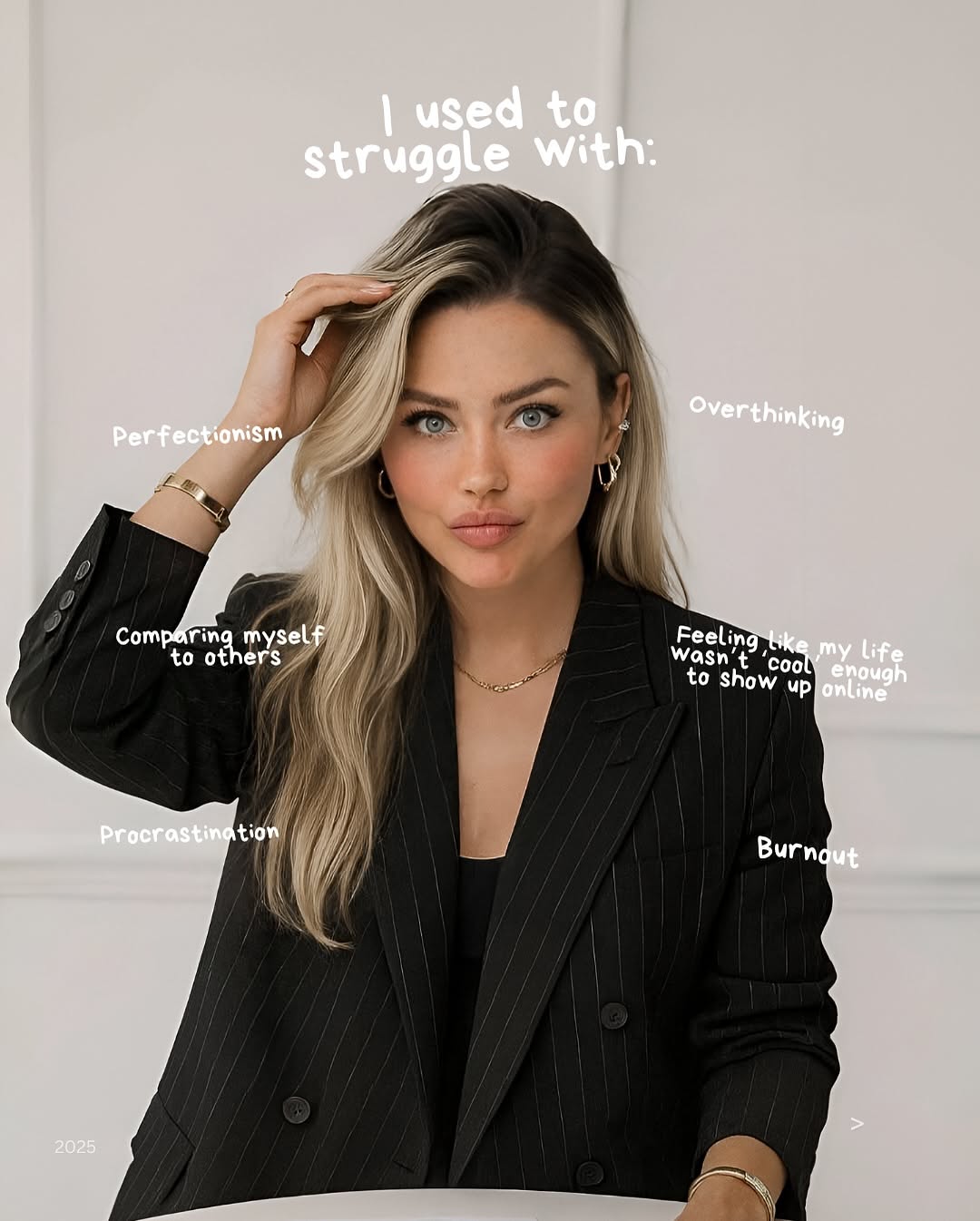 Instagram post: Annotated portrait turns identity into concept, slide 4