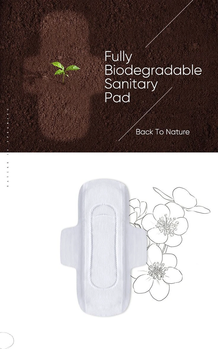 Period Care & Feminine Hygiene creative ad: Pad returning visually back to nature