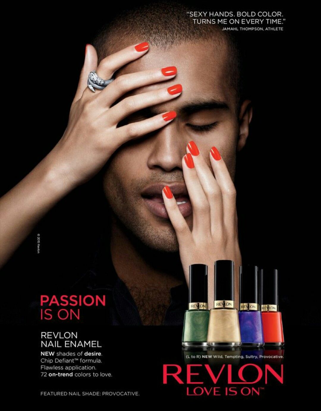 Instagram post: Hands turn portrait into manicure statement