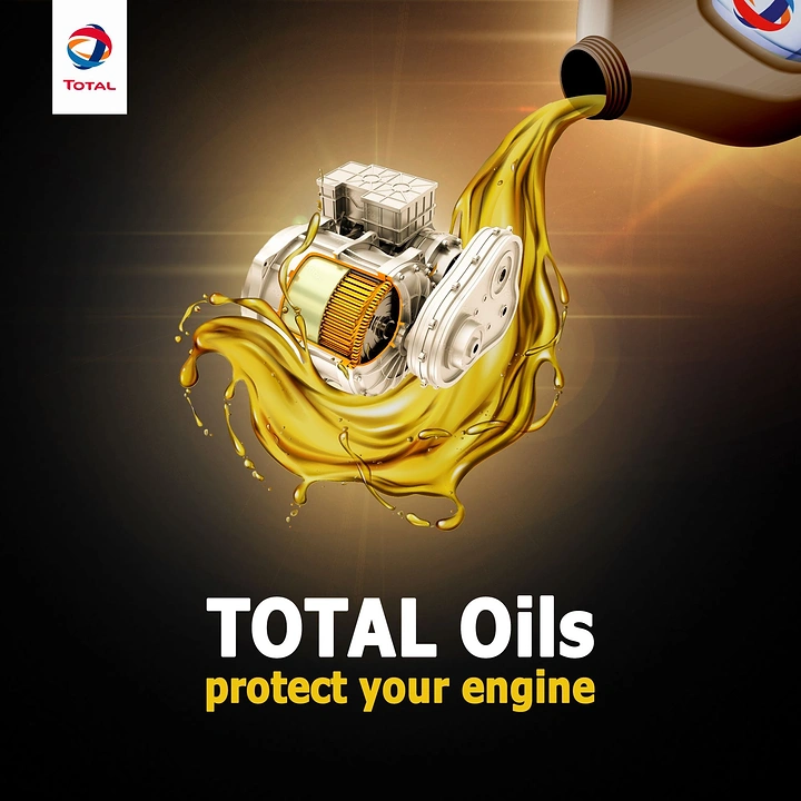 Engine Oil & Lubricants creative ad: Oil becomes protective engine armor