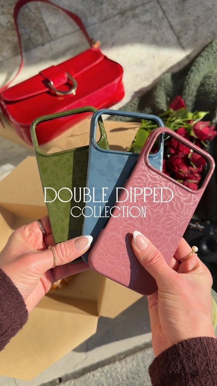 Phone Cases & Mobile Accessories creative ad: Double-dipped collection presentation