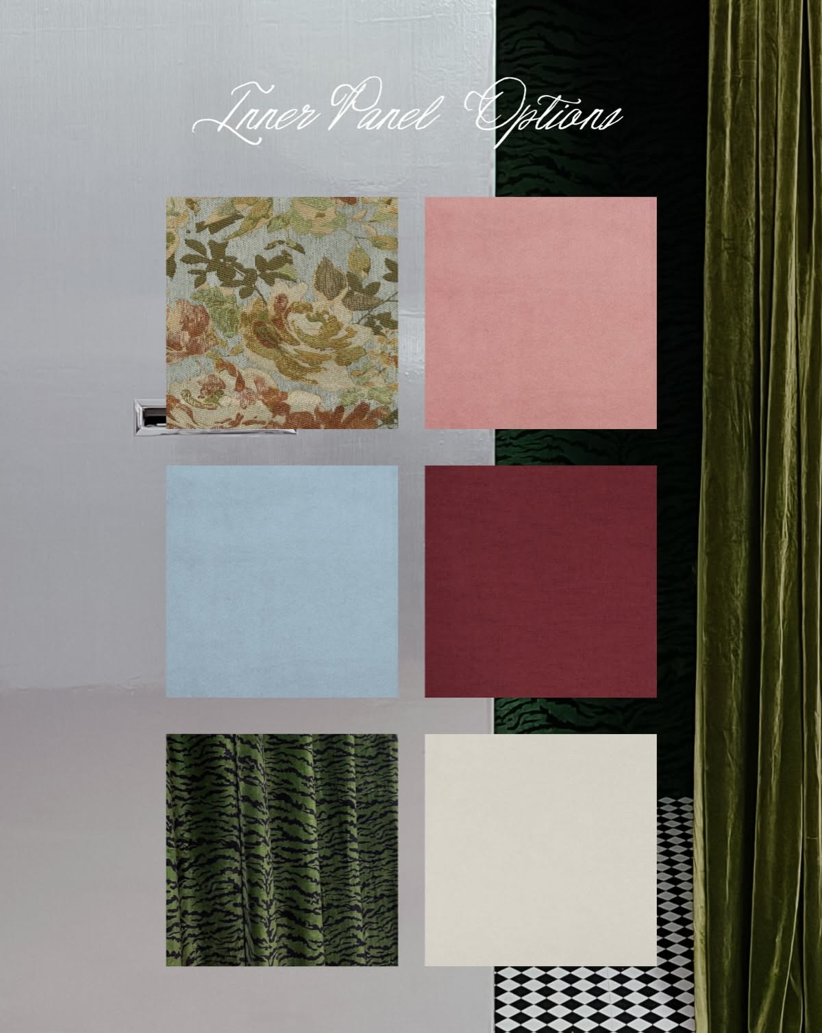 Instagram post: Photo strip staged in velvet room, slide 3