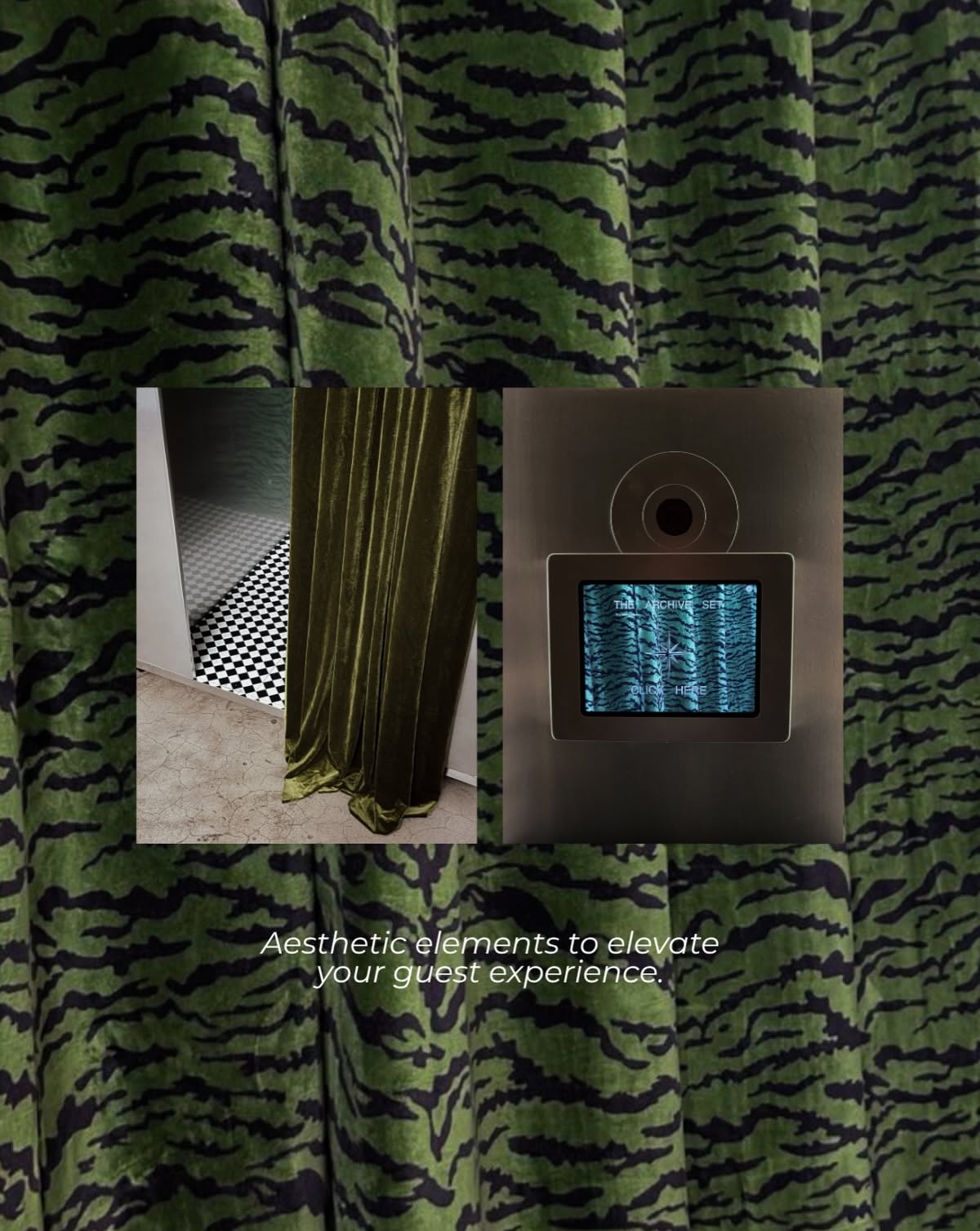Instagram post: Photo strip staged in velvet room, slide 6