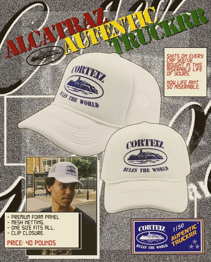 Hats & Caps creative ad: Newspaper collage turns cap branding into culture