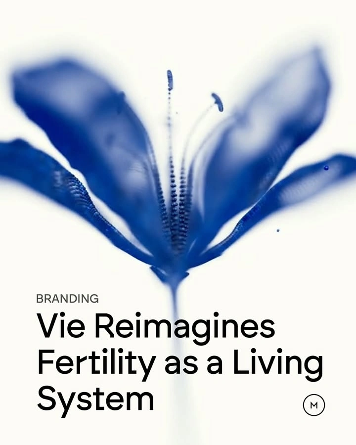 IVF & Fertility Clinics creative ad: Flower as living fertility system branding