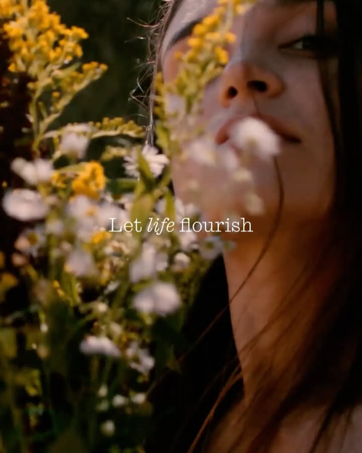 Instagram post: Flower as living fertility system branding, slide 2