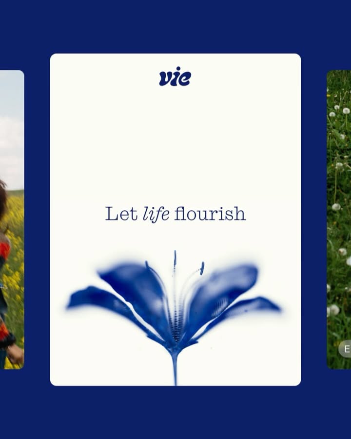 Instagram post: Flower as living fertility system branding, slide 3