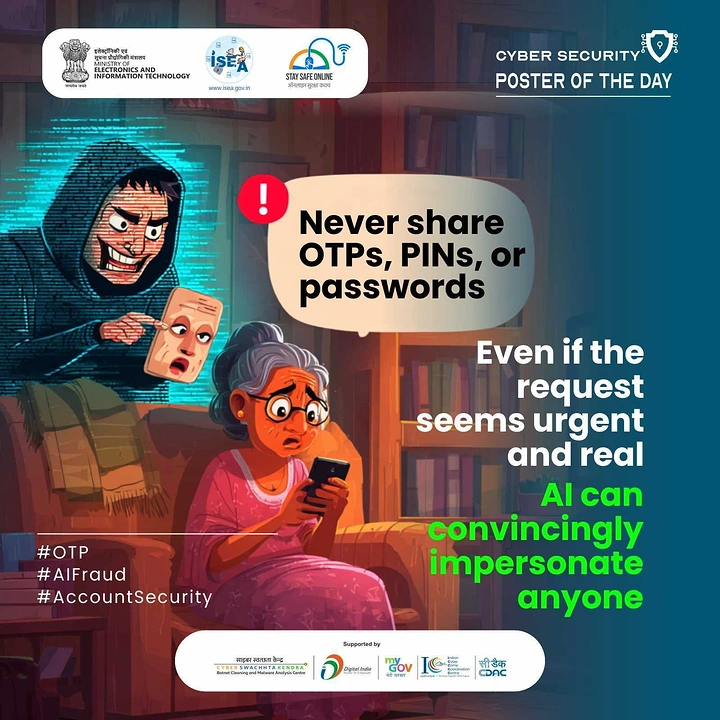 Cybersecurity Companies creative ad: Illustrated social-engineering threat narrative
