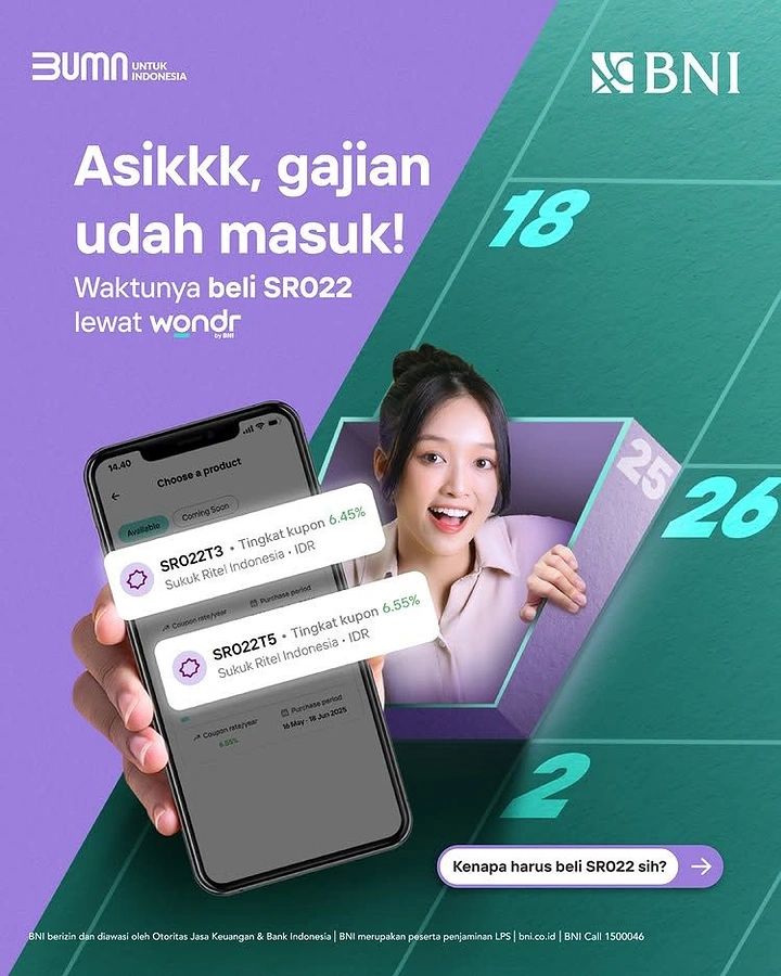 Stock Brokers & Investing creative ad: Smiling woman peeking out of a calendar box beside a phone app