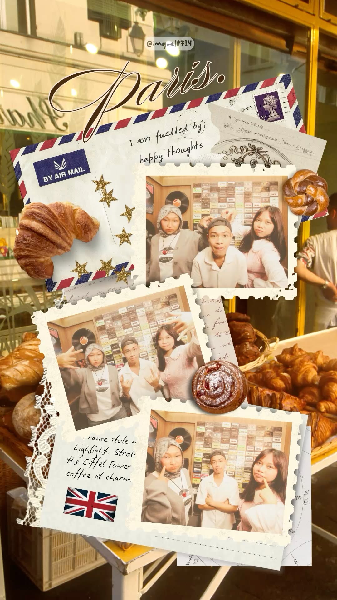 Story: Cafe collage turns strips into ephemera