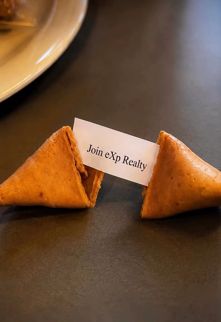 Real Estate Agents creative ad: Fortune cookie reveals Join eXp Realty