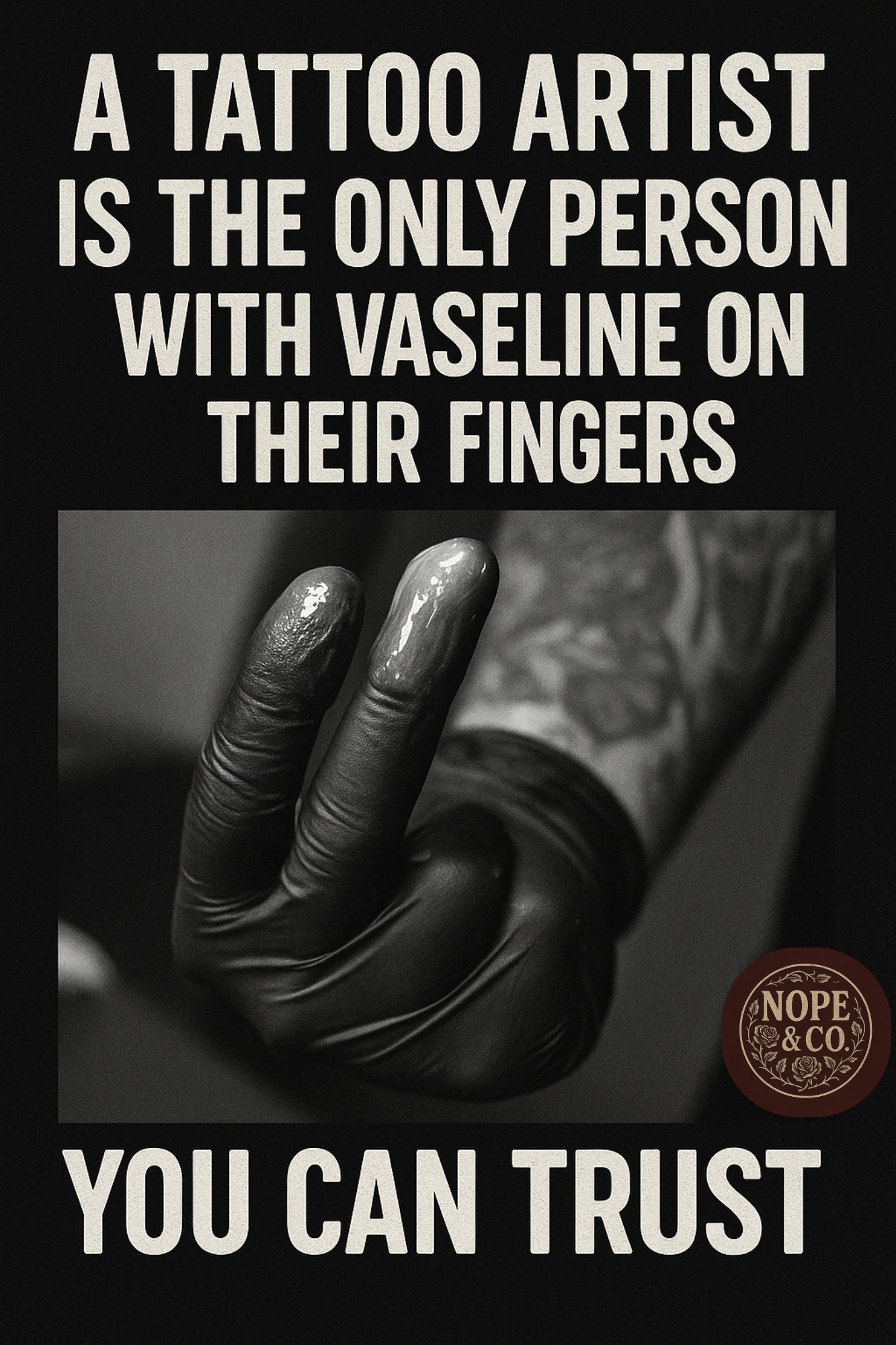 Story: Witty Vaseline-fingers trust copy, strong type