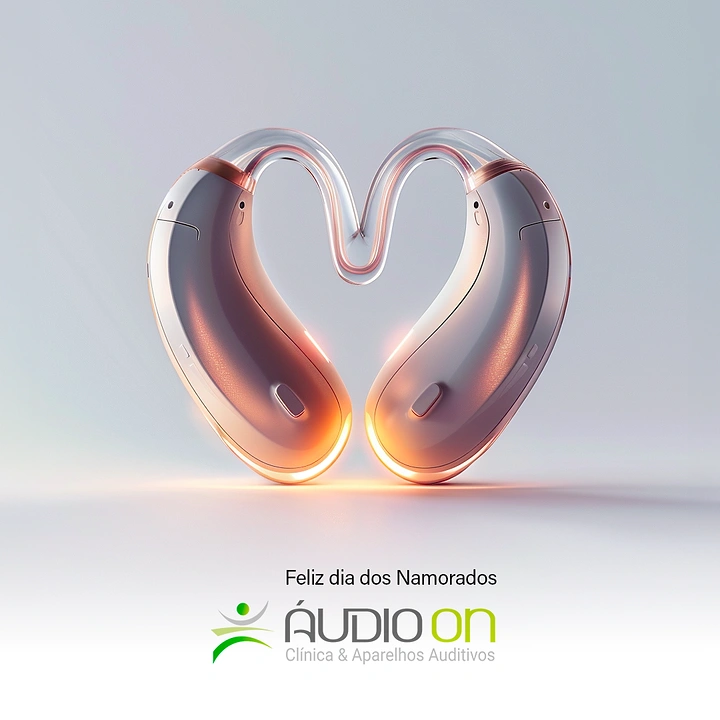 Hearing Aids creative ad: Two hearing aids form a heart