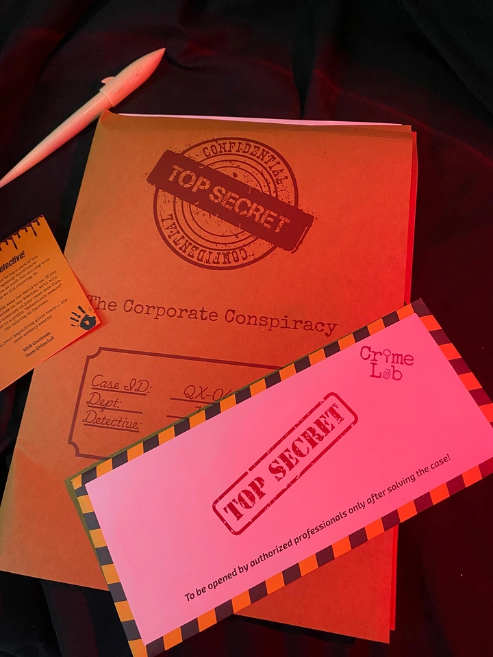 Escape Rooms creative ad: Secret dossier turns booking into mystery