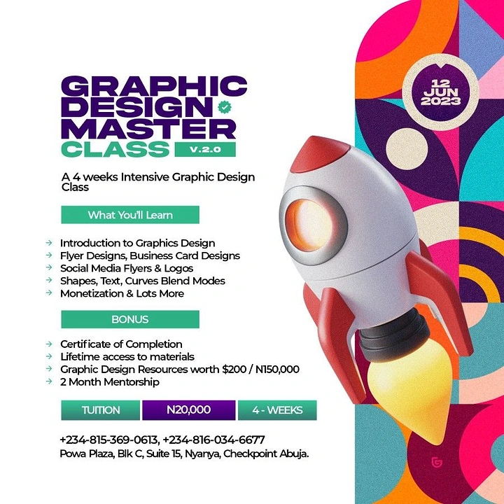 Design & Animation Schools creative ad: Rocket visualizes launching a design career