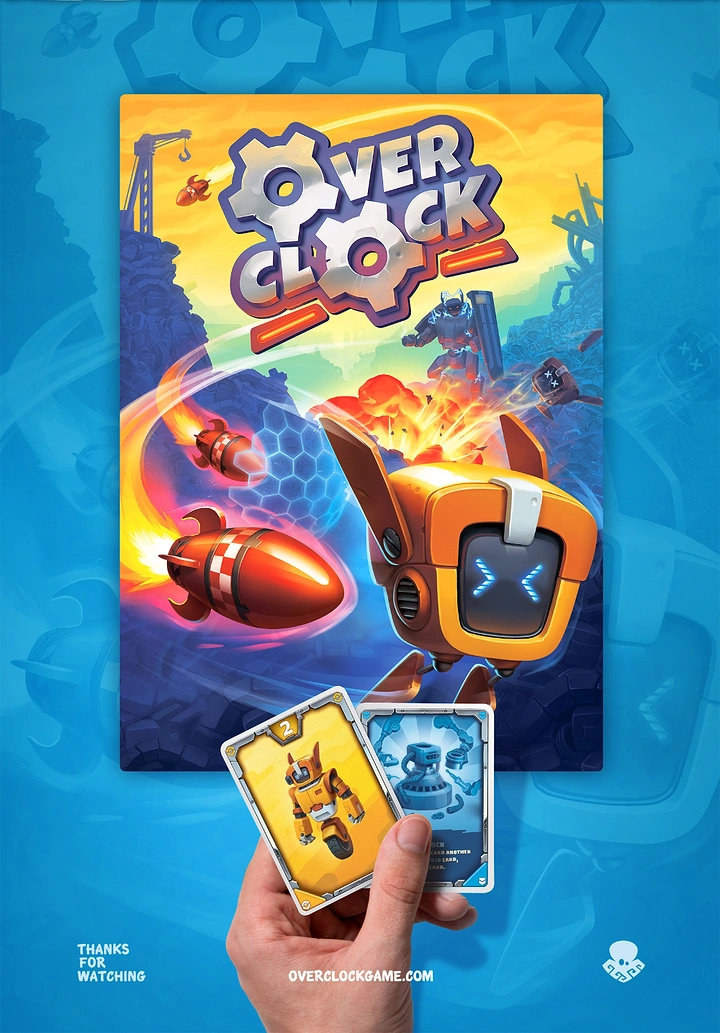 Board Games & Game Cafes creative ad: Game world becomes energetic illustrated poster