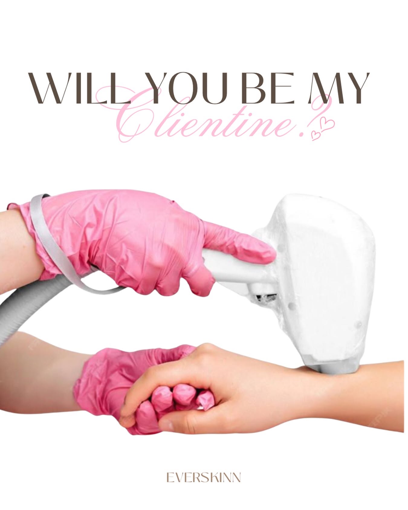 Instagram post: Clever Valentine's pun Clientine, slide 3