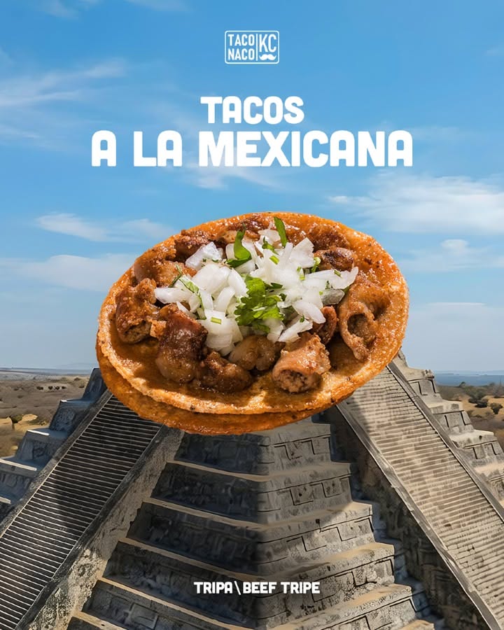 Instagram post: Taco staged as a beach scene, slide 2