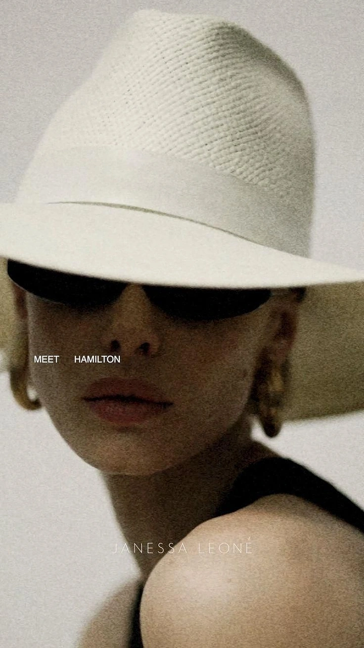 Hats & Caps creative ad: Premium minimalist product presentation with elegant typography