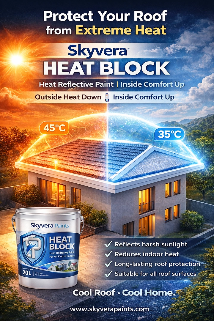 Waterproofing creative ad: Split hot-cool roof comparison