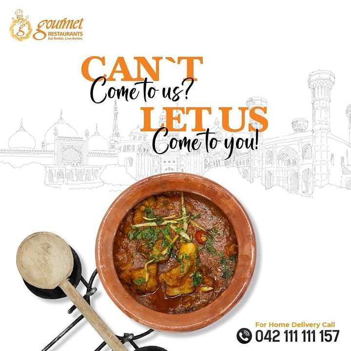 Indian Restaurants creative ad: Playful catering copy turns service into proposition