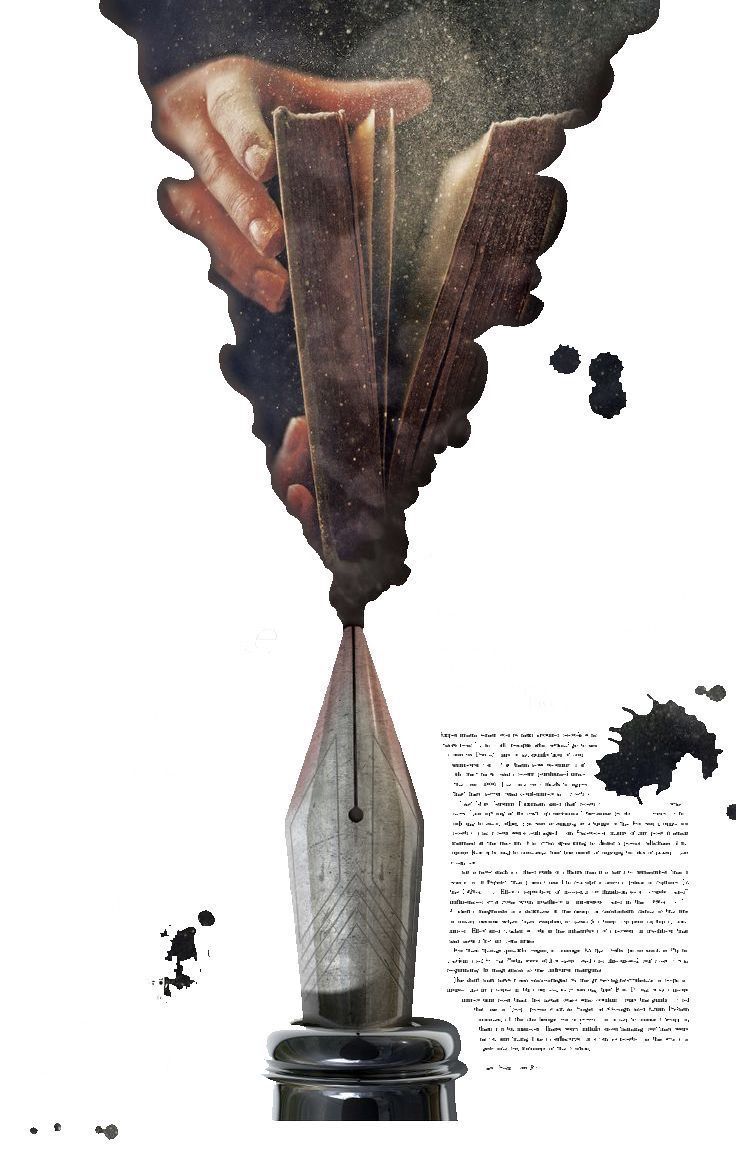 Story: Dramatic hands and nib metaphor