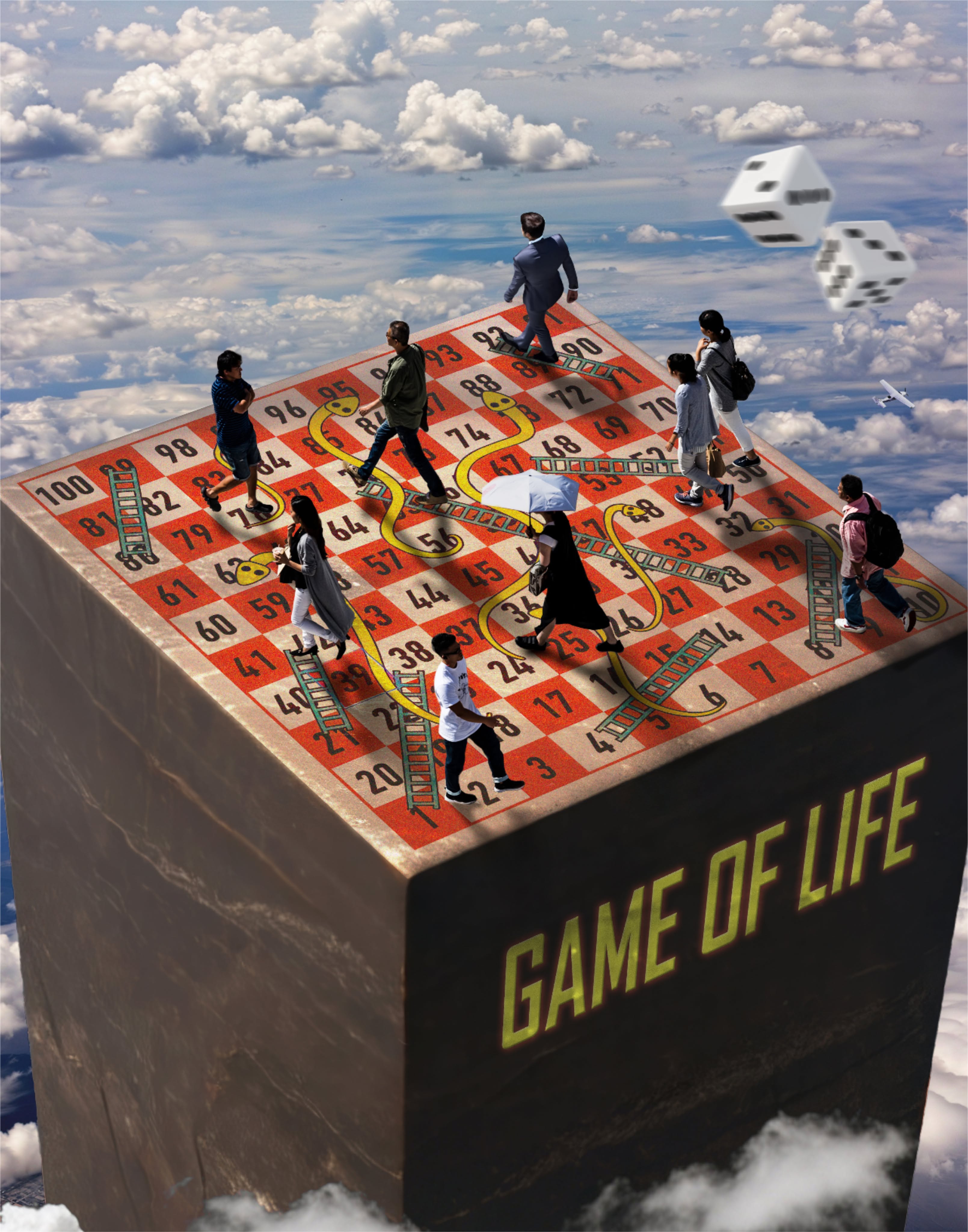 Instagram post: Life board becomes miniature landscape