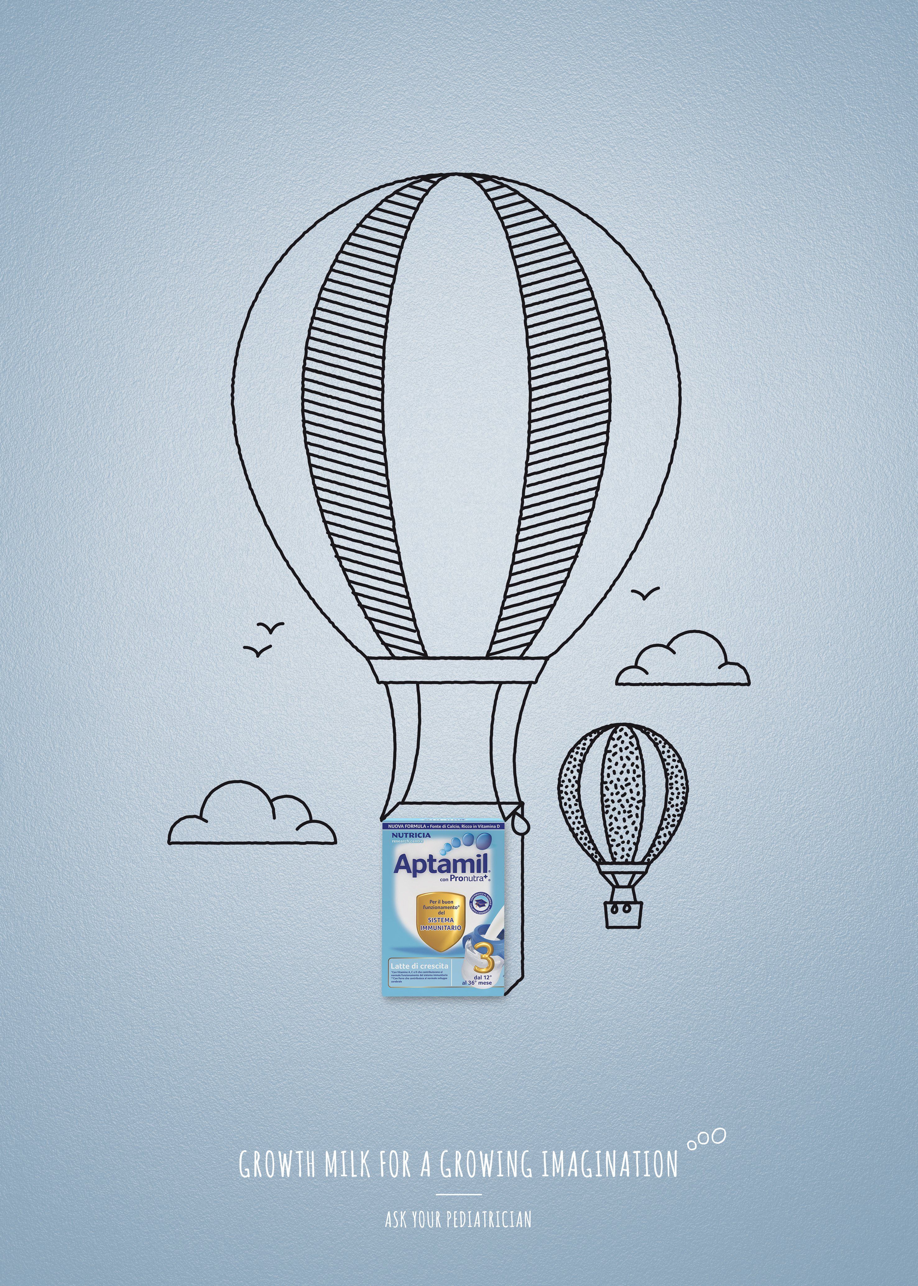 Story: Formula tin as hot-air balloon basket