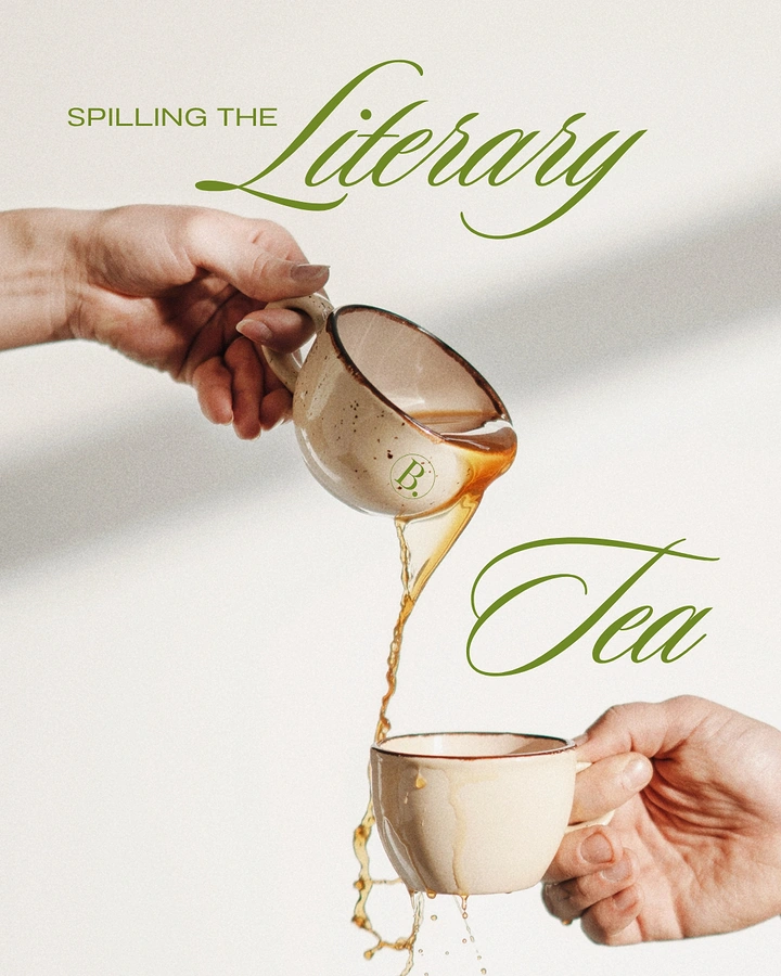 Tea & Chai Brands creative ad: 'Spilling the tea' literary pun, pour