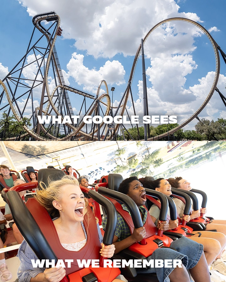 Amusement & Water Parks creative ad: What Google sees vs what we remember