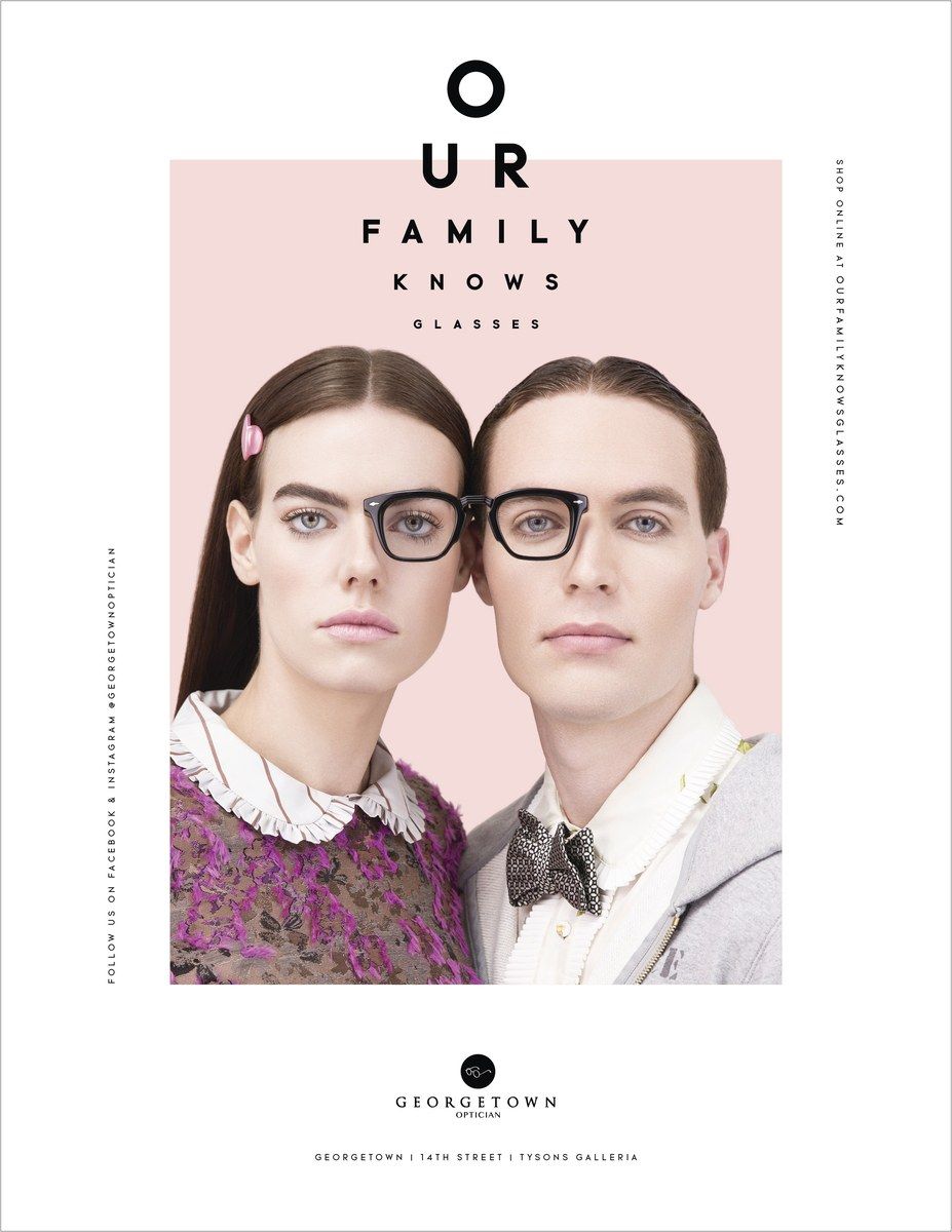 Instagram post: Eye-chart letter pyramid as headline
