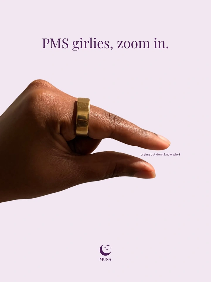 Period Care & Feminine Hygiene creative ad: interactive zoom text engages the user