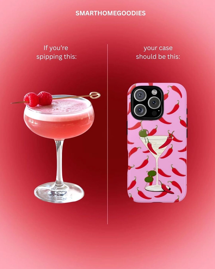 Phone Cases & Mobile Accessories creative ad: Cocktail pairing creates clever case comparison
