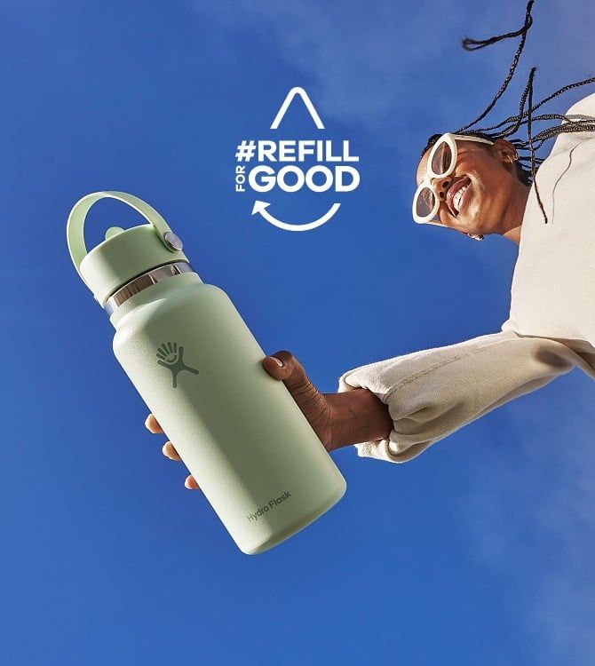 Instagram post: Refill message with diving visual
