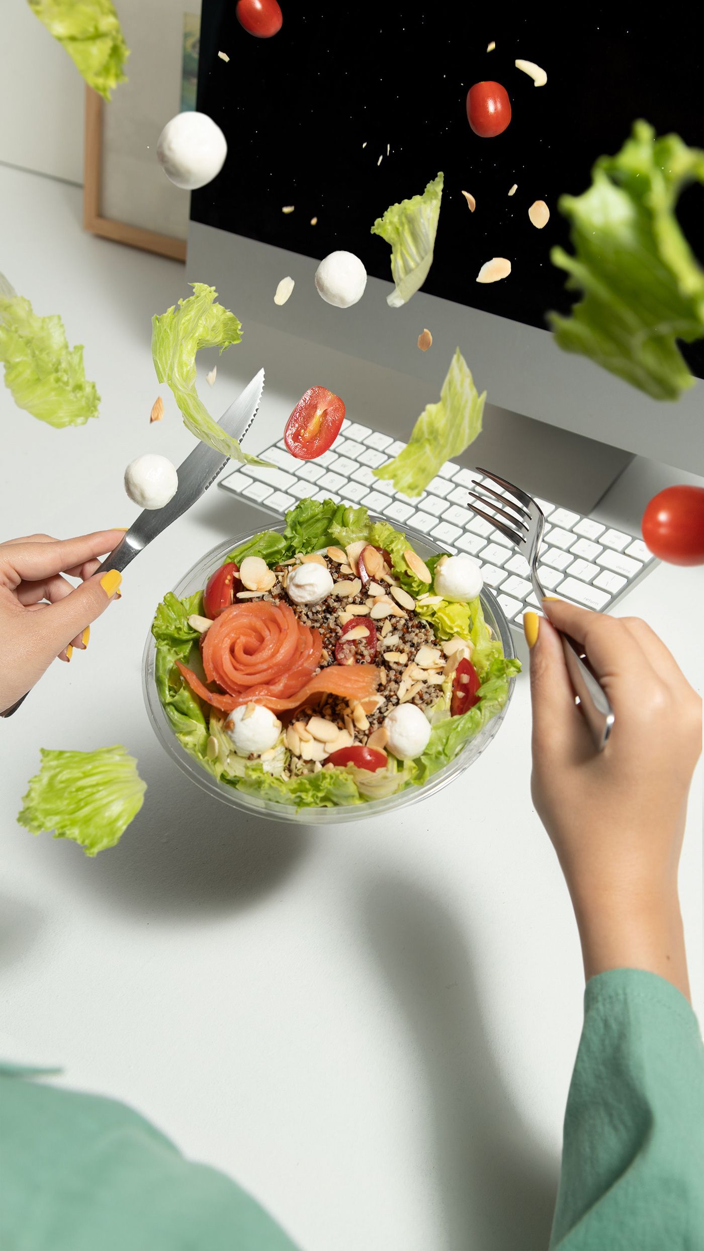 Story: Exploding ingredients create visual metaphor