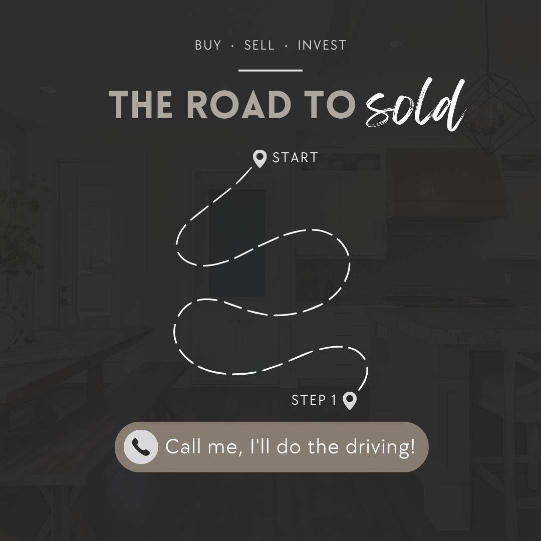 Instagram post: Dashed road map: 'I'll do the driving'