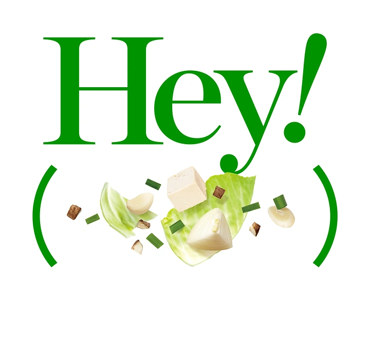 Salad Bars & Healthy Restaurants creative ad: Ingredients form expressive punctuation