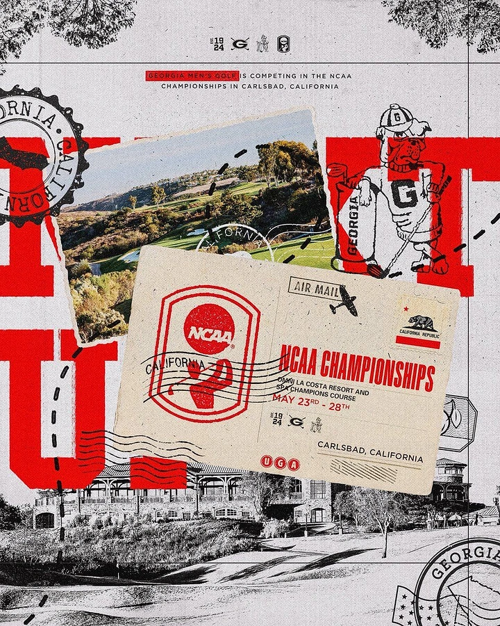 Universities & Colleges creative ad: Layered championship collage creates event energy