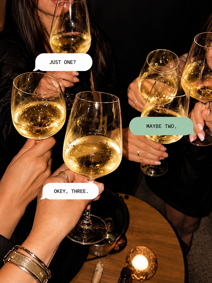 Bars & Pubs creative ad: Conversational toast-counting drink concept