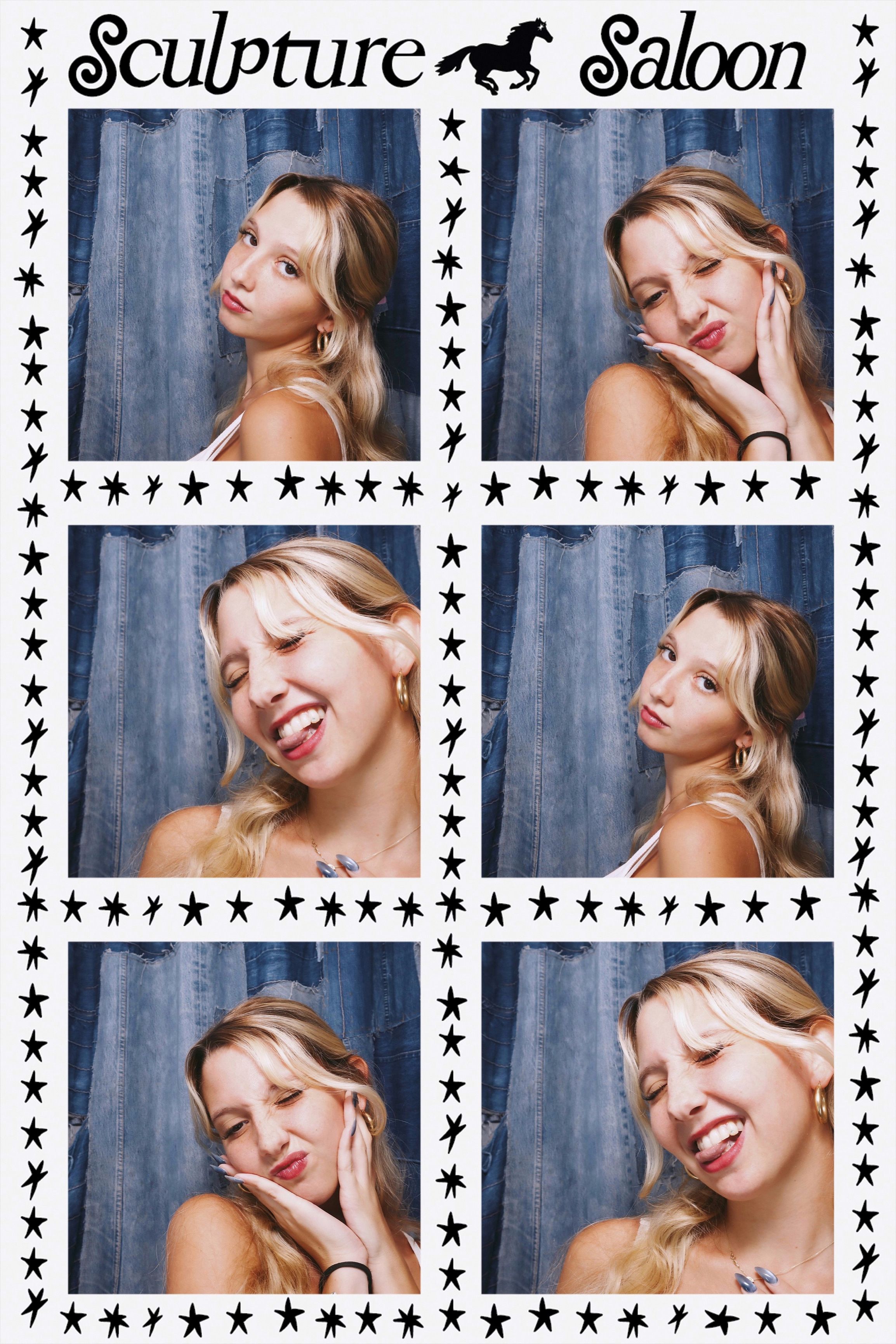Story: Distinctive saloon-themed portrait frame