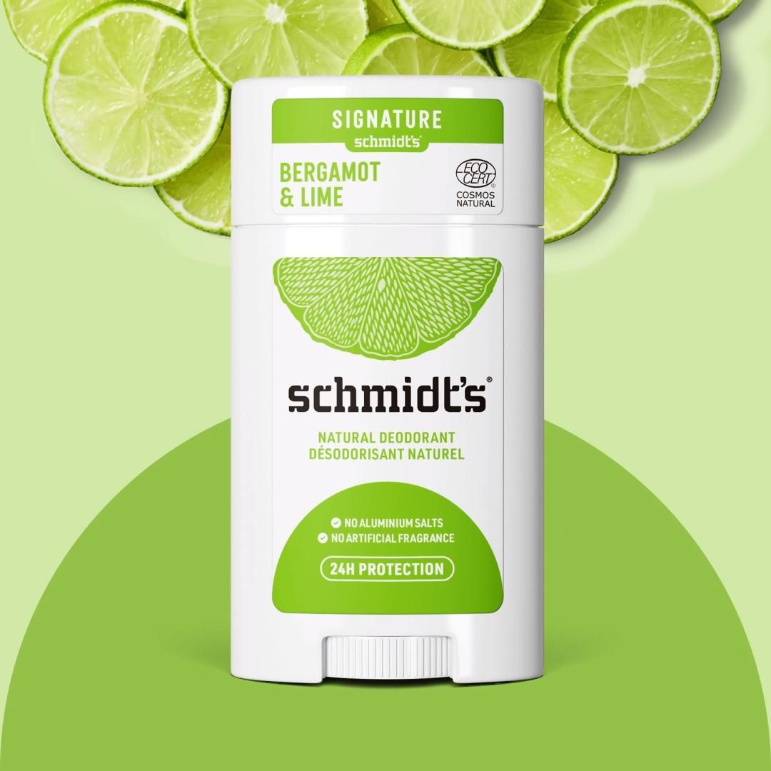 Instagram post: Lime backdrop reinforces signature scent