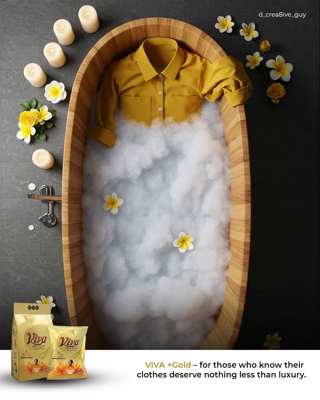Instagram post: Shirt taking bubble bath in tub