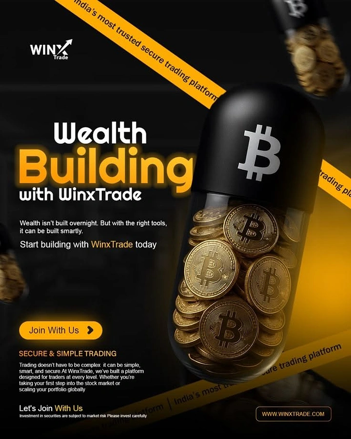 Stock Brokers & Investing creative ad: Bitcoin capsule pill of coins metaphor